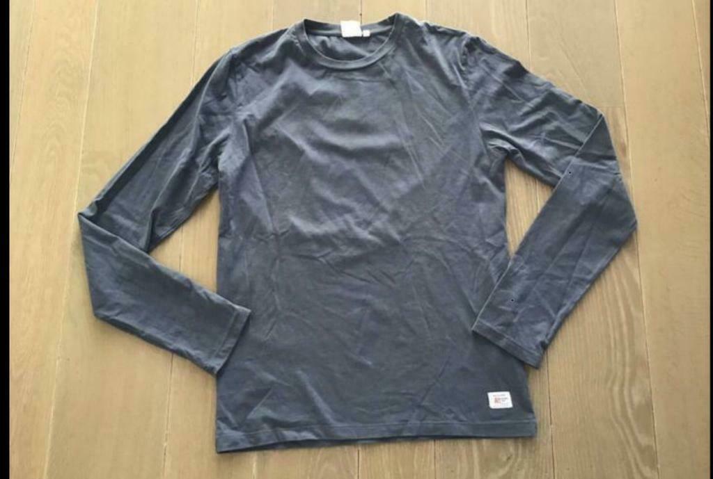 American outfitters Longsleeve 16 jaar, grijs, Verzenden, Zo goed als nieuw, Shirt of Longsleeve, Jongen