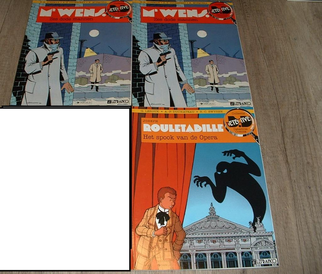 strips uit de reeks collectie detective, Livres, BD, Comme neuf, Plusieurs BD, Enlèvement ou Envoi