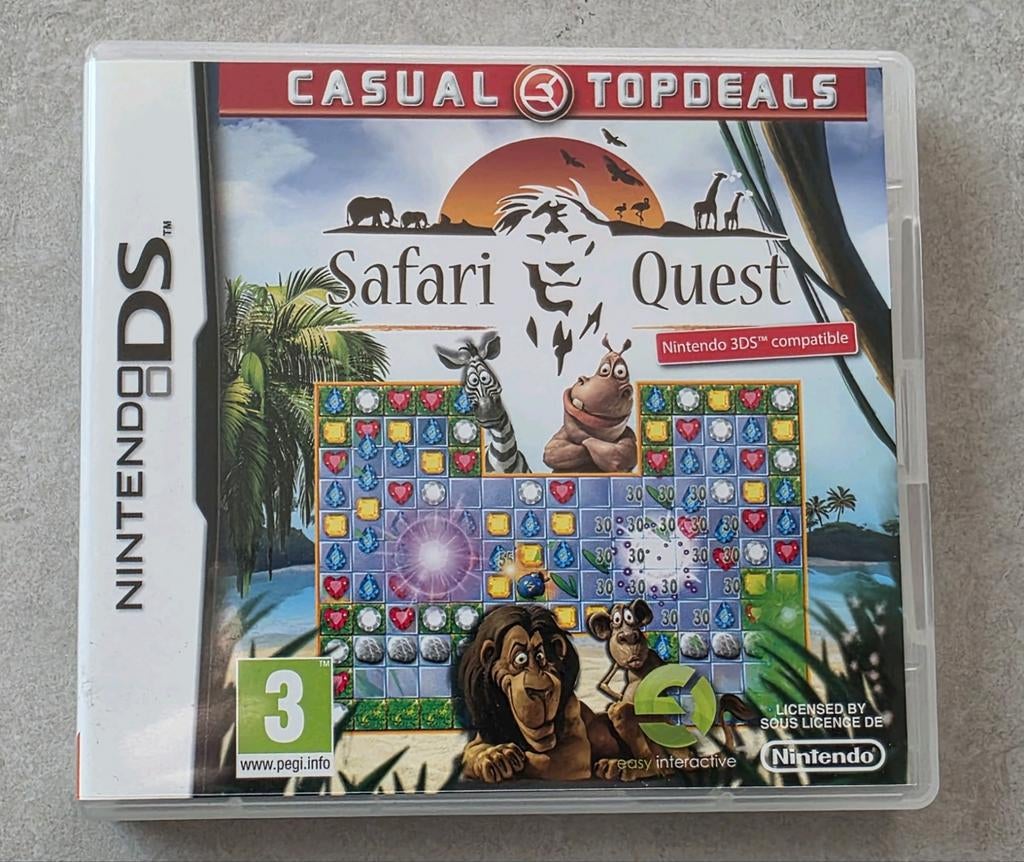 Safari Quest voor de Nintendo DS, Ophalen