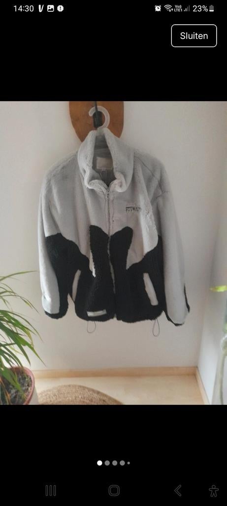Nieuwe heren teddy jas M, Ophalen
