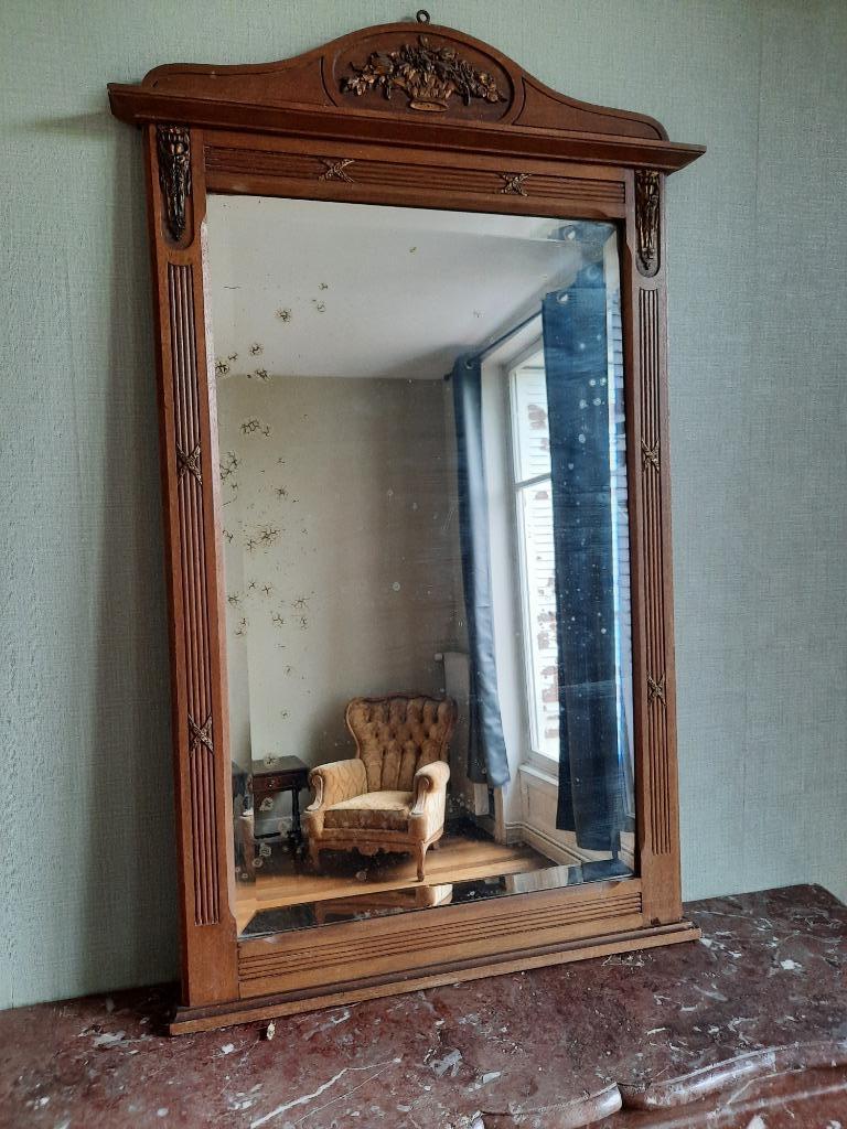 Miroir de cheminée, Antiquités & Art, Antiquités | Miroirs, Enlèvement