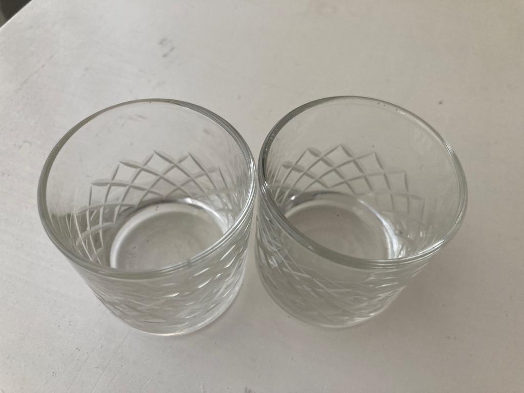 Twee borrelglaasjes, Verzamelen, Ophalen, Zo goed als nieuw, Borrel- of Shotglas