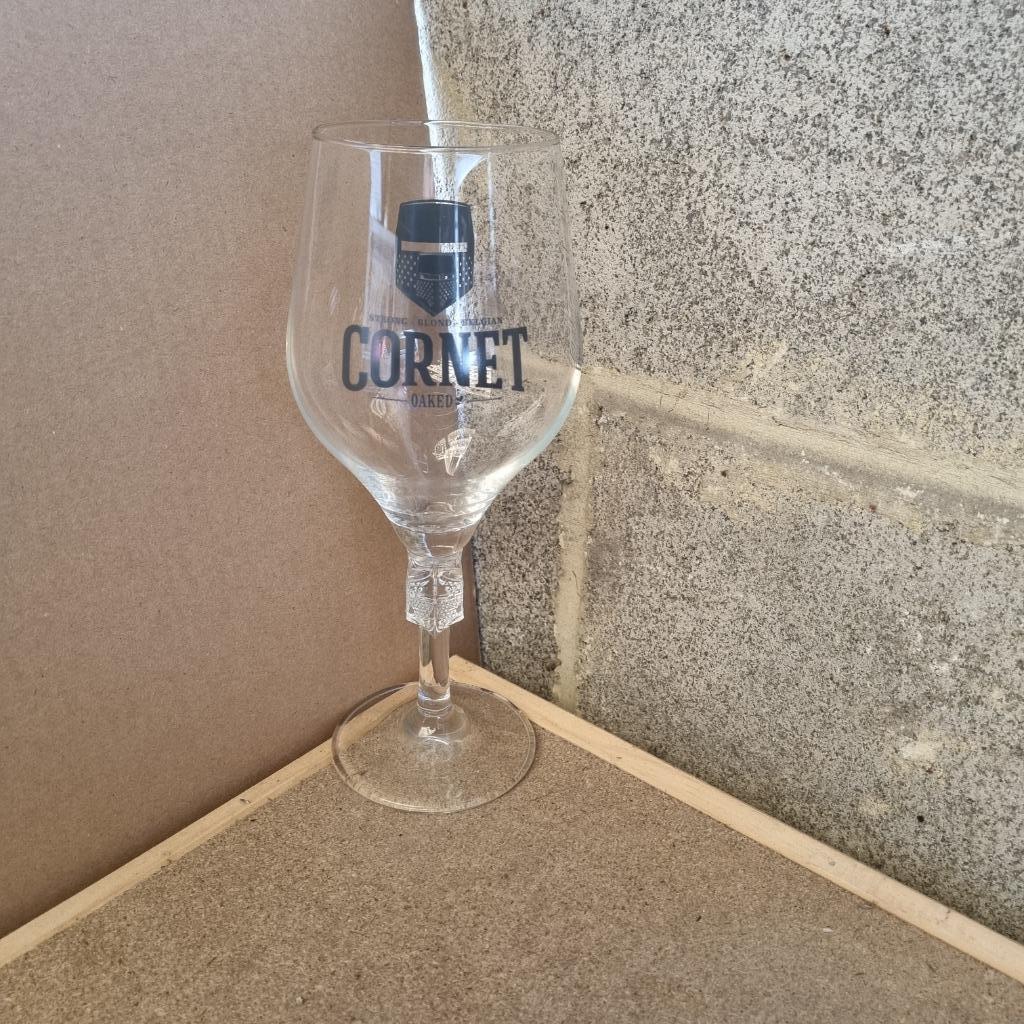 Verre Cornet, Verzamelen, Biermerken, Ophalen, Gebruikt, Glas of Glazen, Overige merken