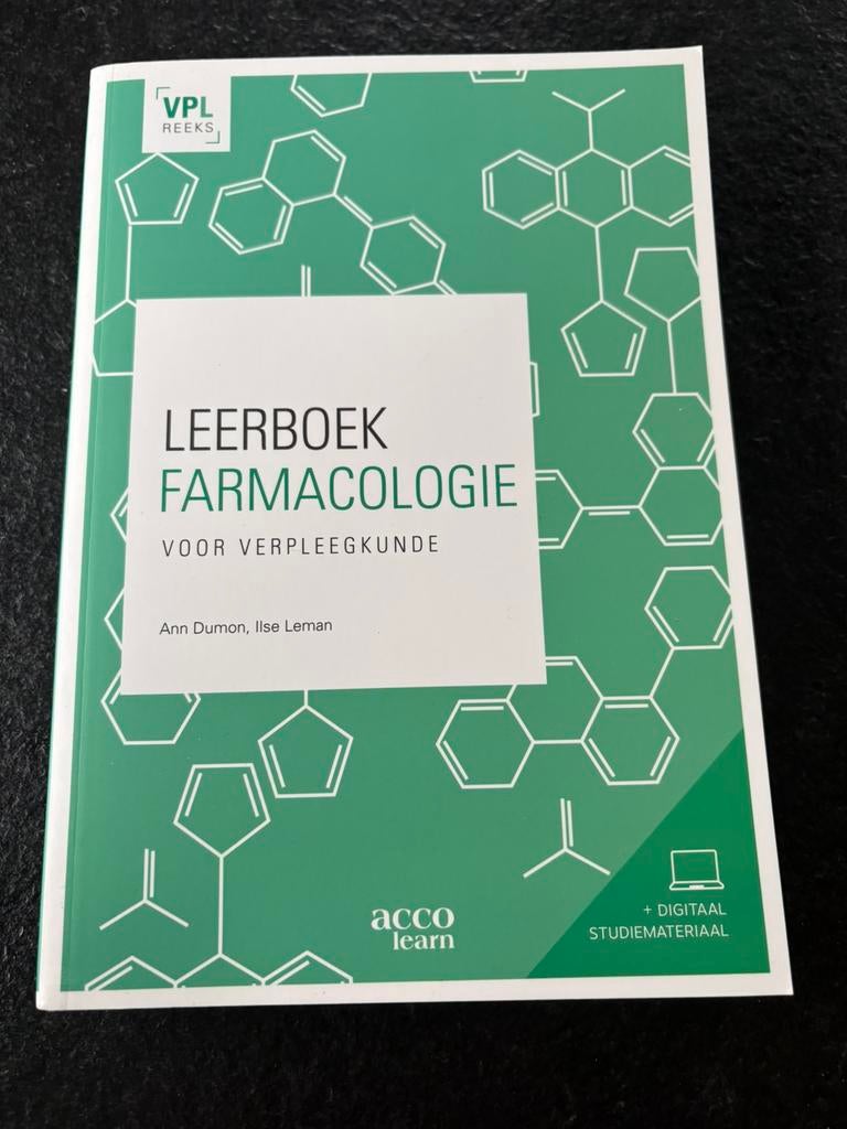 Leerboek farmacologie, Boeken, Ophalen of Verzenden, Nieuw