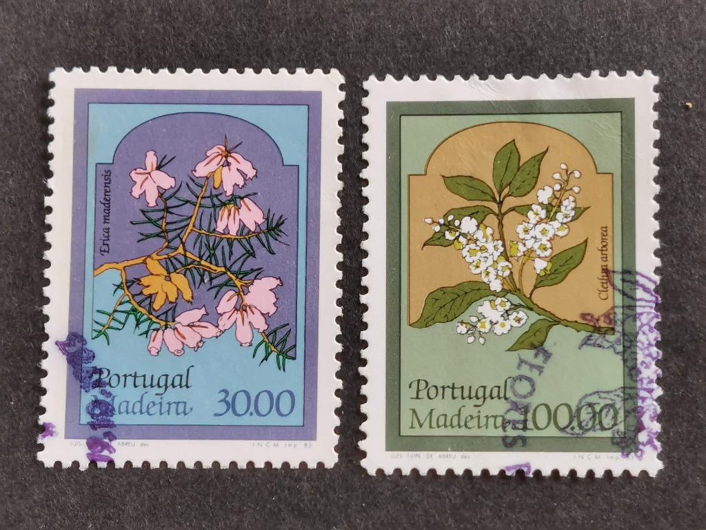 Madeira 1983 - bloemen, Ophalen of Verzenden, Portugal, Gestempeld