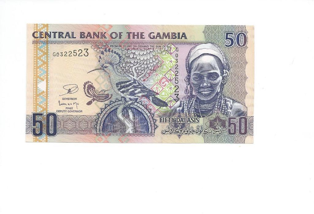 Gambia, 50 Dalasis ND(2013), UNC., Ophalen of Verzenden, Overige landen, Los biljet