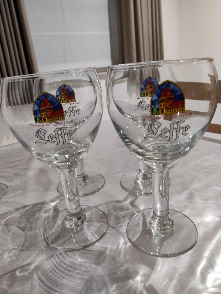6 Leffe glazen, Enlèvement, Comme neuf, Verre à bière