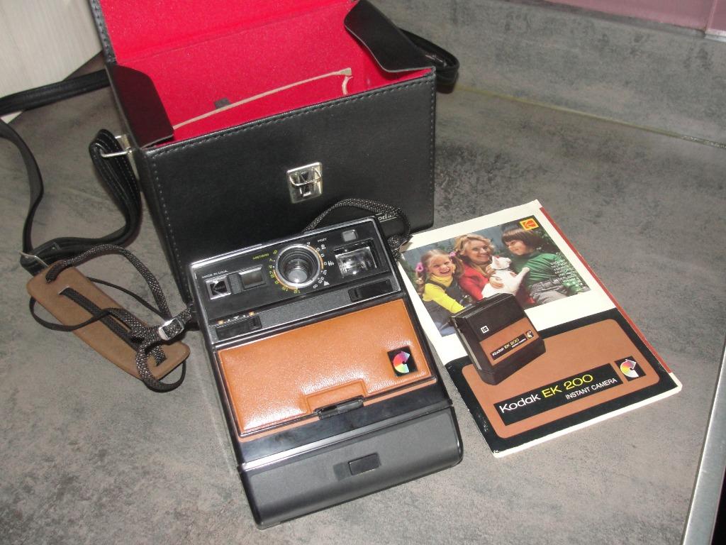 Kodak EK200 Instant Camera Vintage (aankoop 1971) polaroid., Ophalen of Verzenden, 1960 tot 1980, Fototoestel