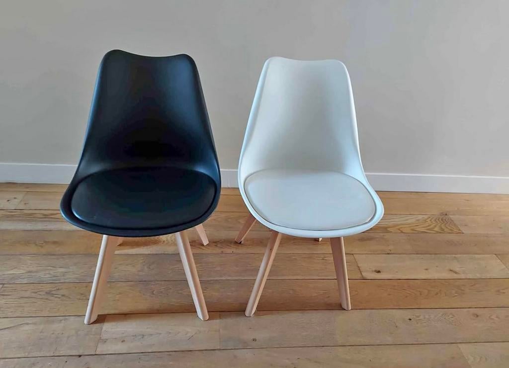 chaise neuf noir blanc gris plusieurs en stock, Maison & Meubles, Enlèvement, Neuf