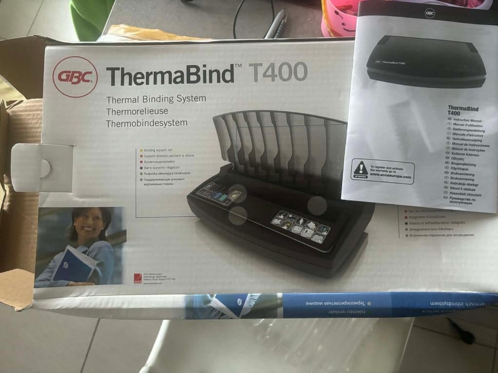 GBC Thermabind T400 Thermische Bindmachine, Zakelijke goederen, Ophalen, Gebruikt, Overige typen