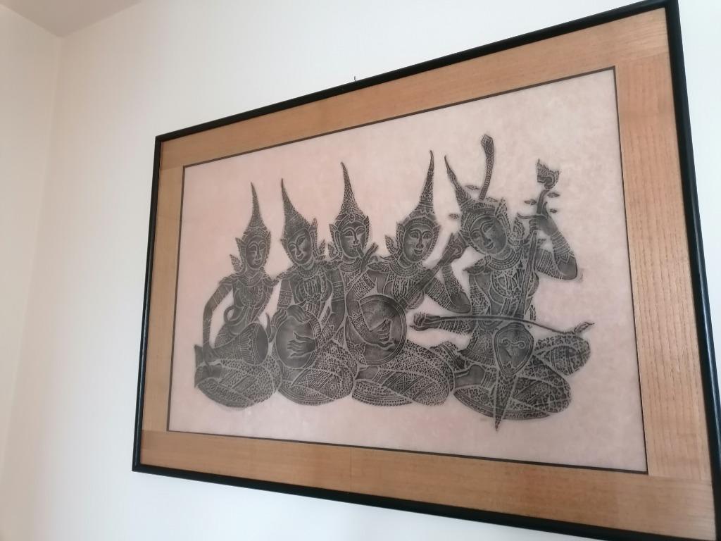 Heel mooie kader met boudha's, Ophalen