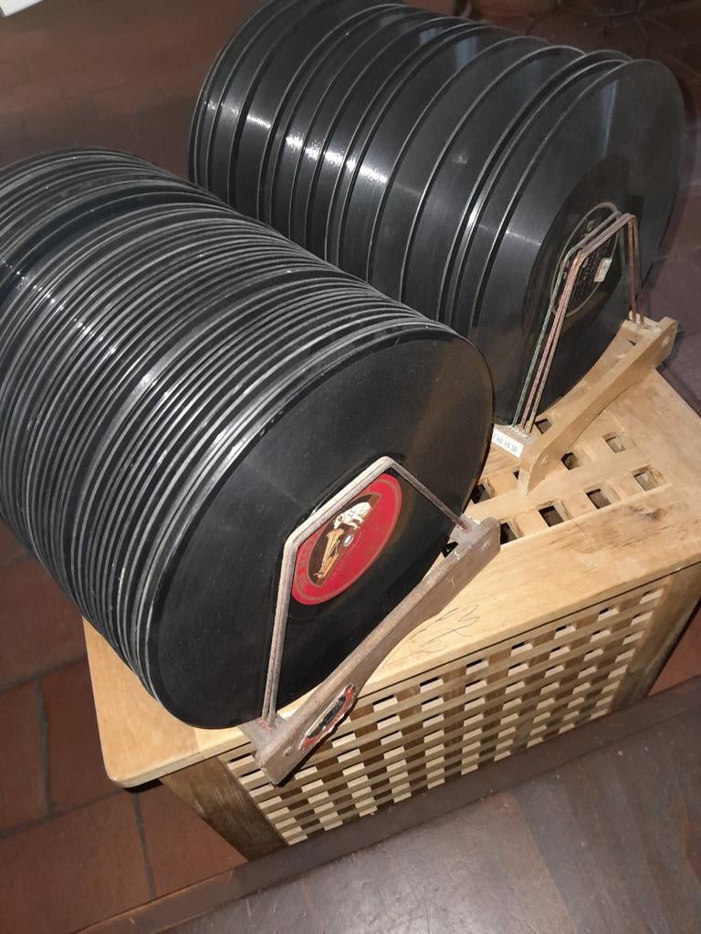 Grammofoon plaat, Ophalen