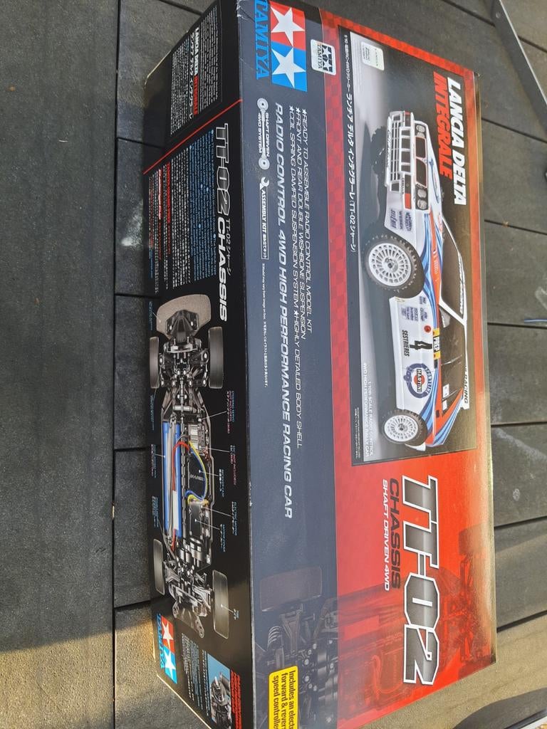 Tamiya Lancia Delta Integrale, Hobby en Vrije tijd, Modelbouw | Radiografisch | Auto's, Ophalen of Verzenden