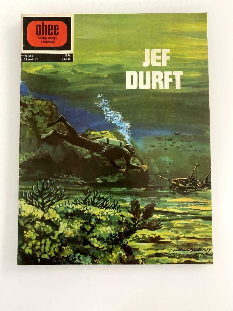 Strip Ohee 582 08/06/1974 Het Slaveneiland, Boeken, Gelezen, Ohee, Eén stripboek, Ophalen of Verzenden