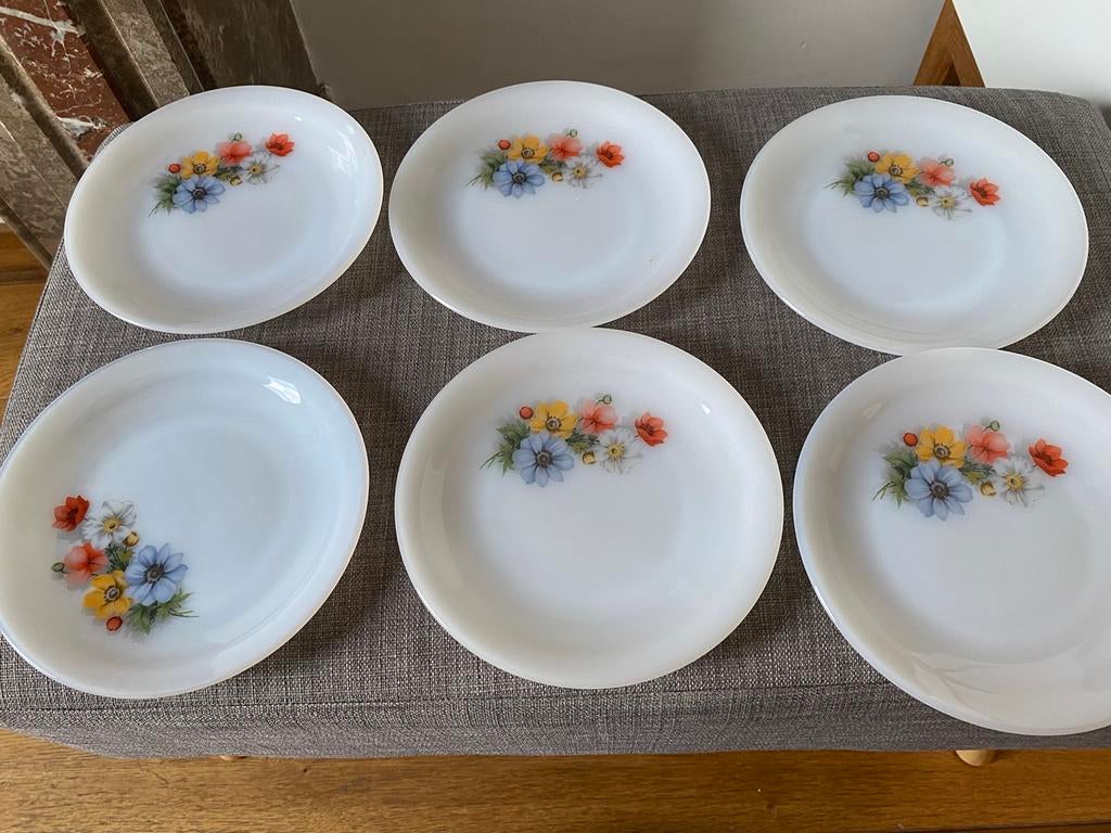 Assiettes à désert Arcopal, Antiquités & Art, Enlèvement ou Envoi