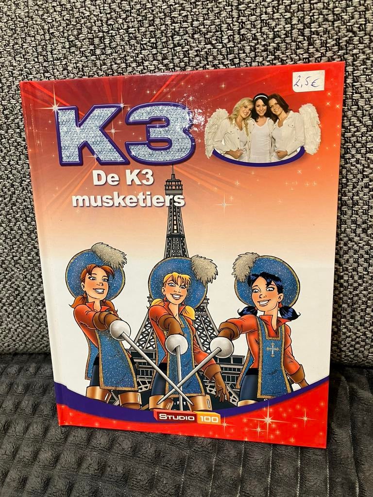 Boek De K3 musketiers orignele K3 met josje studio 100, Enlèvement ou Envoi