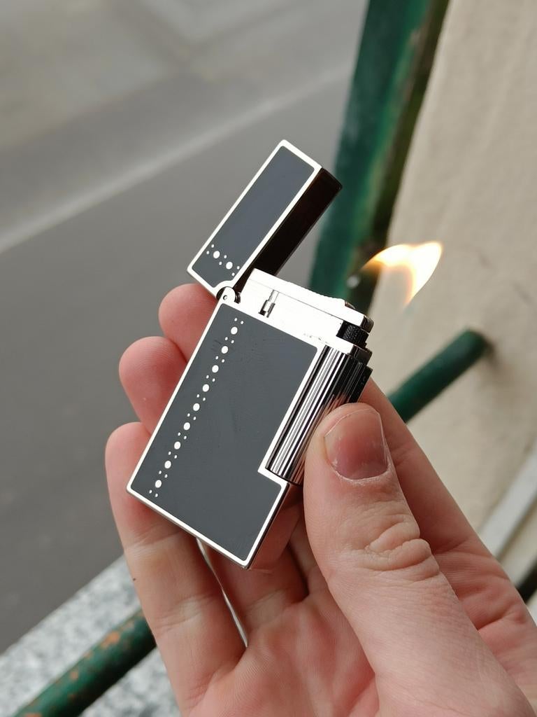S.T. Dupont Ligne 2 Derby Palladium limited edition, Ophalen of Verzenden, Zo goed als nieuw, Aansteker