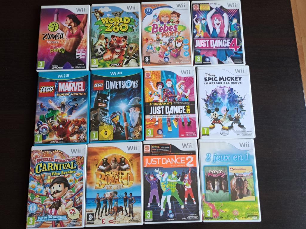 Lot 12 Nintendo WII U Wiiu Wii-spellen, Games en Spelcomputers, Ophalen of Verzenden