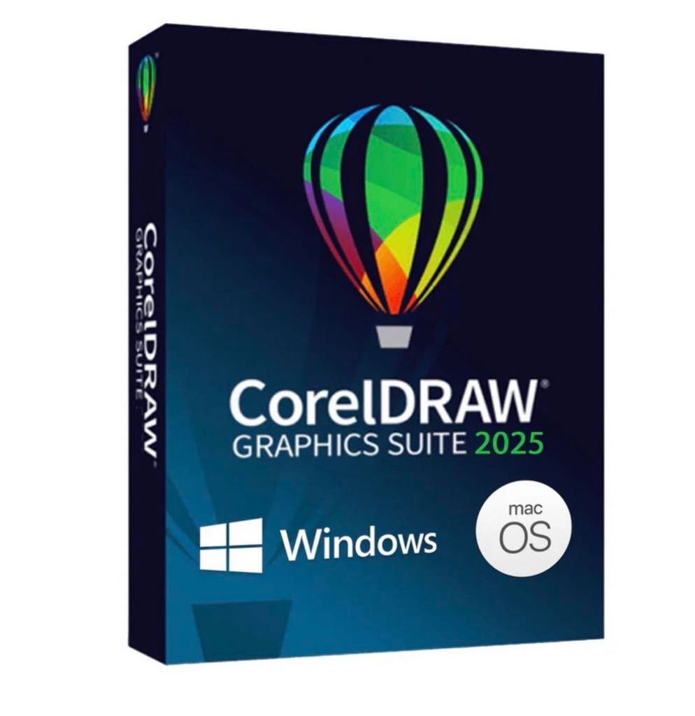 Coreldraw 2025 versie met permanente licentiecode, Envoi, Comme neuf, Windows
