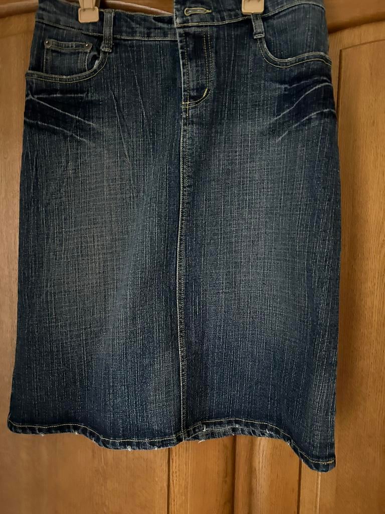 Dames jeans rok maat L, Ophalen, Blauw, Maat 42/44 (L), Zo goed als nieuw