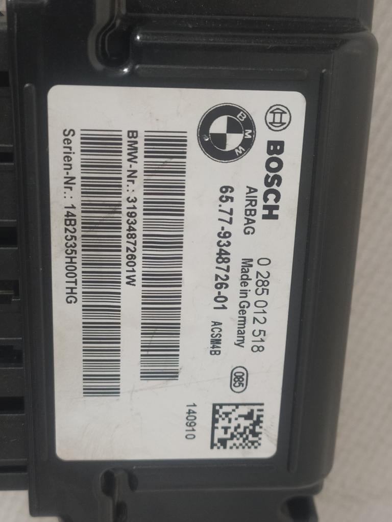 Boitiers Airbag BMW 6577934872601, Enlèvement, Utilisé, BMW