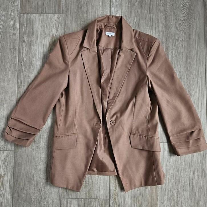 Blazer licht bruin Costes maat M, Ophalen of Verzenden, Maat 38/40 (M), Bruin