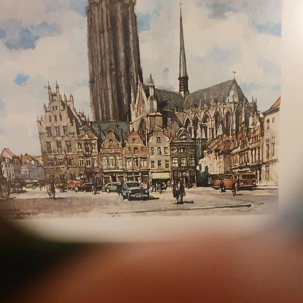 Mechelen   Grote  markt  j.1950   Herman verbaere j, Enlèvement ou Envoi