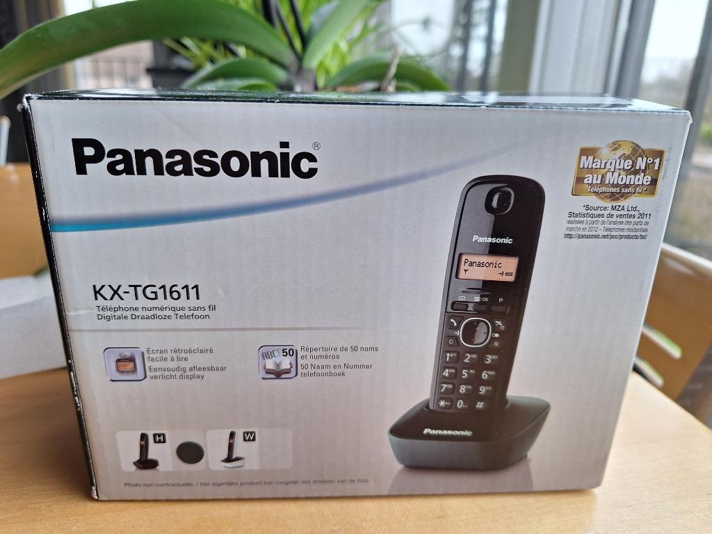 Panasonic KX-TG1611, Telecommunicatie, Vaste telefoons | Handsets en Draadloos, Ophalen of Verzenden, Nieuw, 1 handset