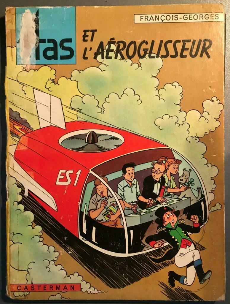 B.D. Les 4 As N°2 et l'aéroglisseur François/Georges -, Livres, Une BD, Enlèvement ou Envoi, Utilisé, François et Georges