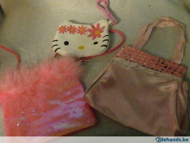 BARBIE - Allerlei handtasjes - roze - jonge meid, Kinderen en Baby's, Ophalen of Verzenden, Gebruikt, Barbie