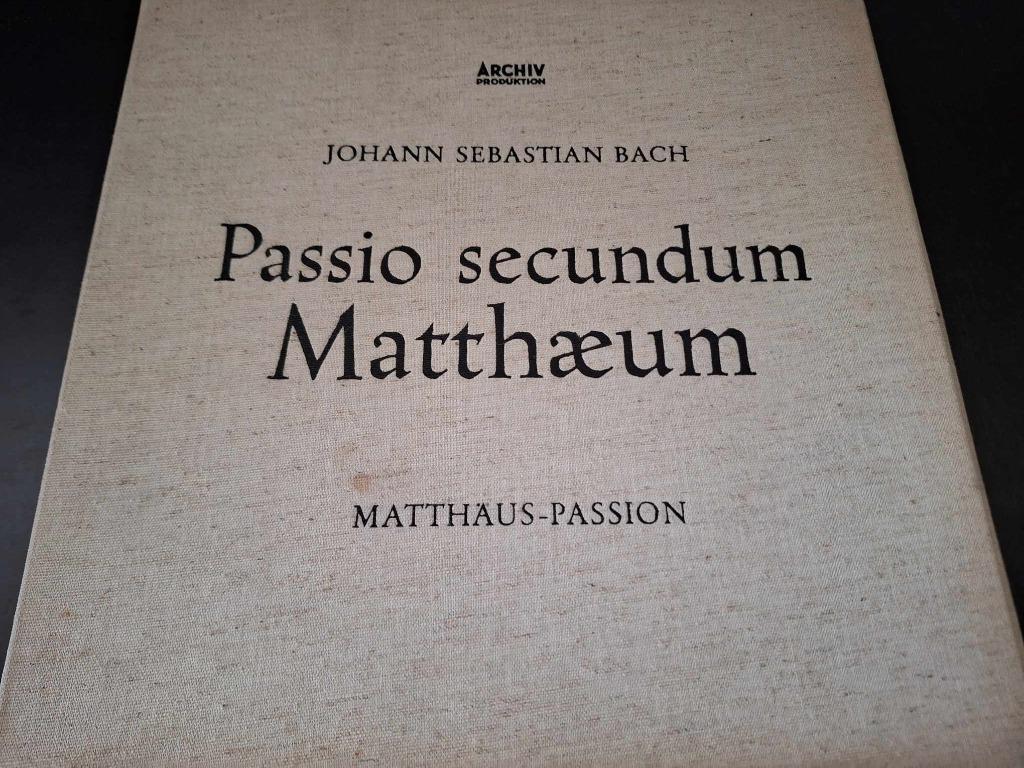 Bach / Richter - Passio Secundum Matthæum Box 4 x Lp's Vinyl, 12 pouces, Baroque, Chant, Enlèvement