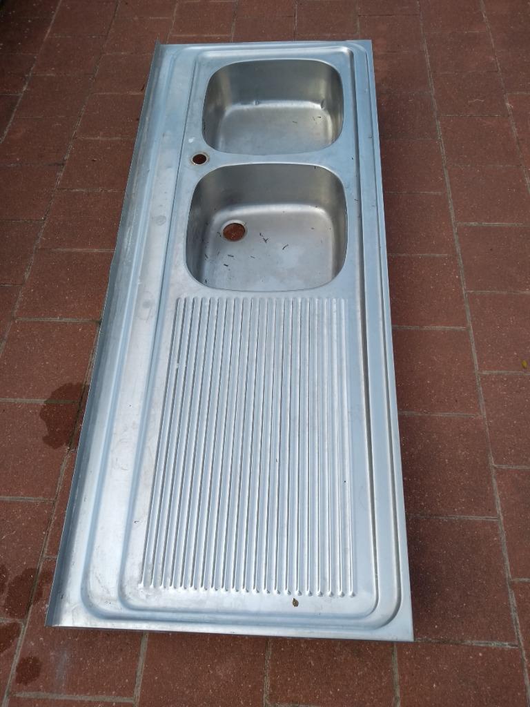 afwasbak - zink -, Huis en Inrichting, Ophalen, Gebruikt, 100 tot 150 cm, Minder dan 100 cm