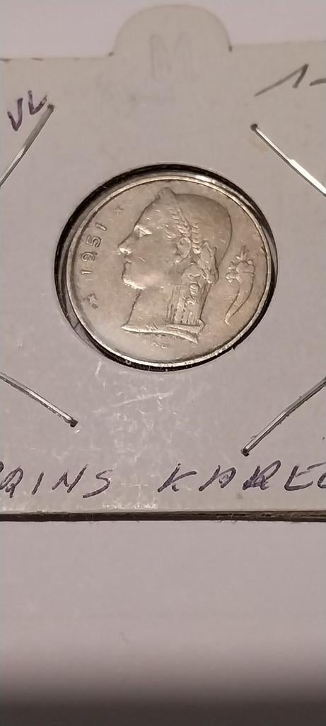 1 franc 1951 flamand, Envoi, Métal, Monnaie en vrac