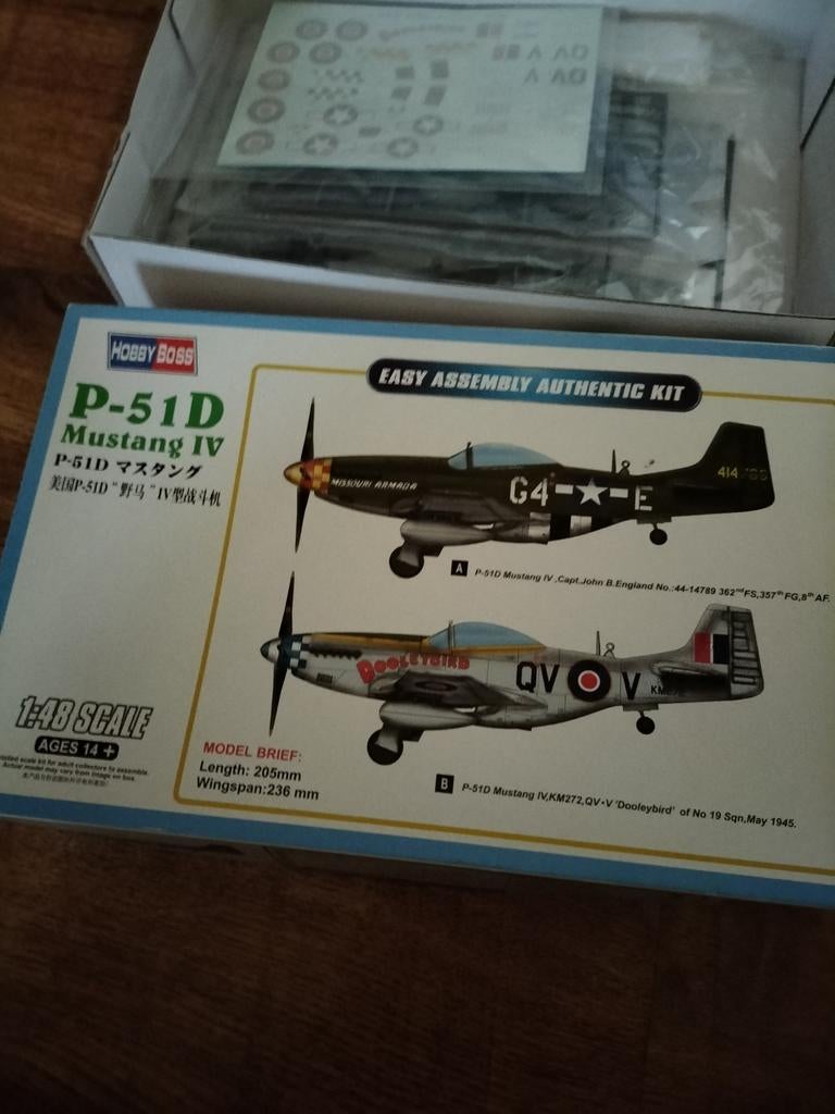 Mustang P51D, Hobby en Vrije tijd, Ophalen of Verzenden