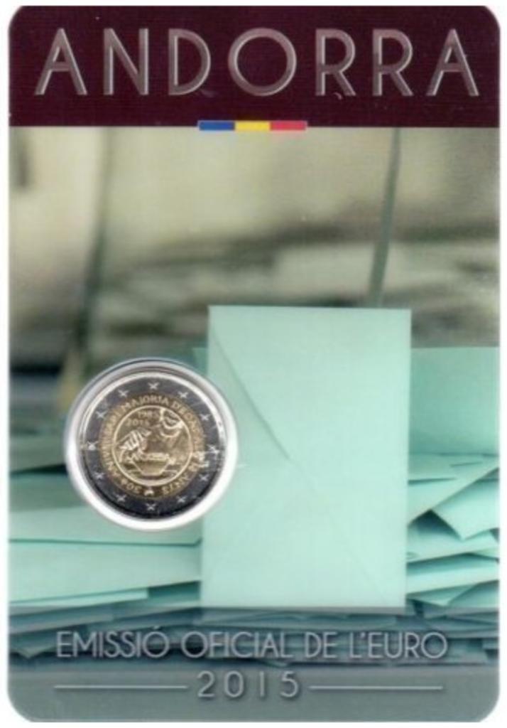 2 euros Andorre 2015 Age de la majorité, Enlèvement ou Envoi, 2 euros
