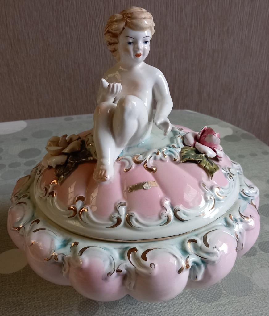 Porseleinen soepterrine Italiaans porselein, Antiek en Kunst, Antiek | Porselein, Ophalen of Verzenden