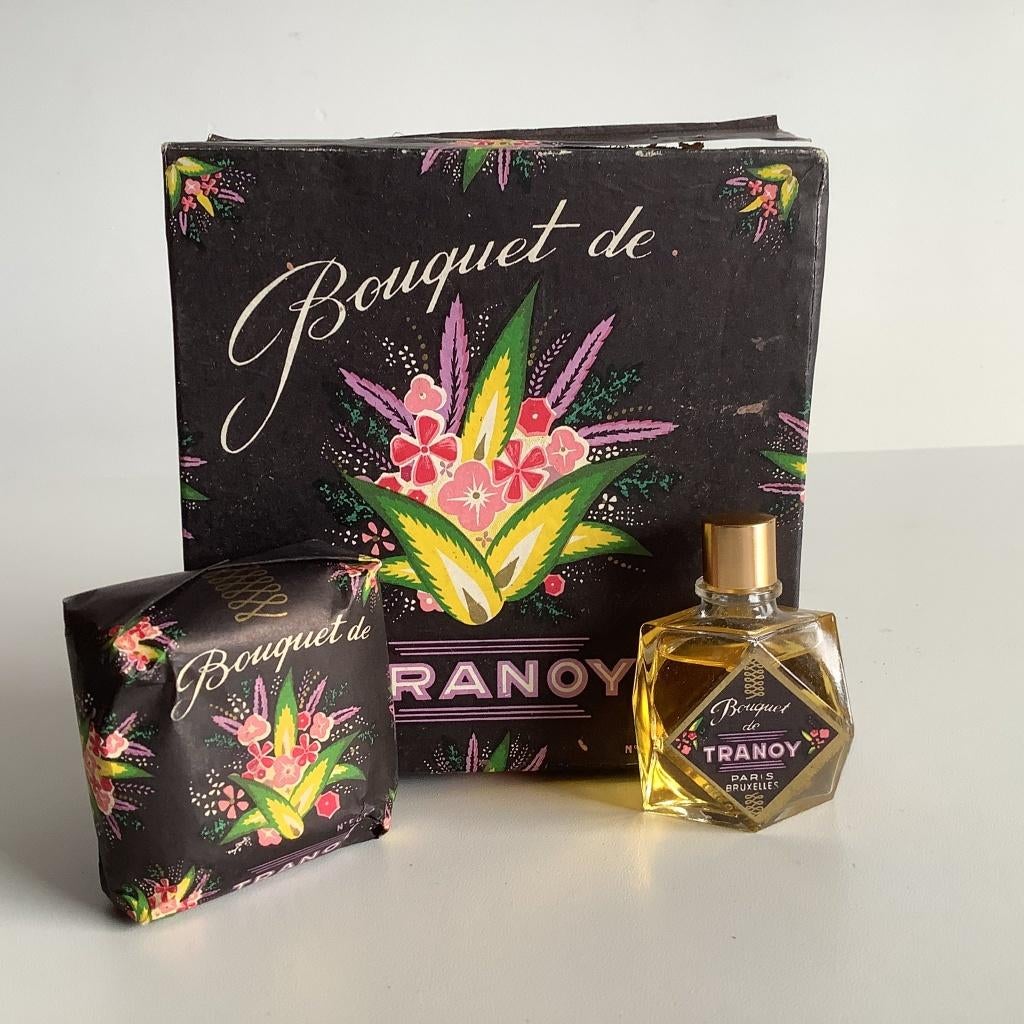 vintage parfumsetje Bouquet de Tranoy, Antiek en Kunst, Ophalen of Verzenden