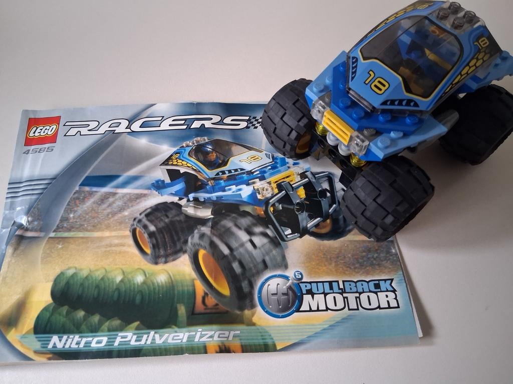 Lego Racers  4585 Nitro Pulverizer pull back motor, Enlèvement ou Envoi, Lego