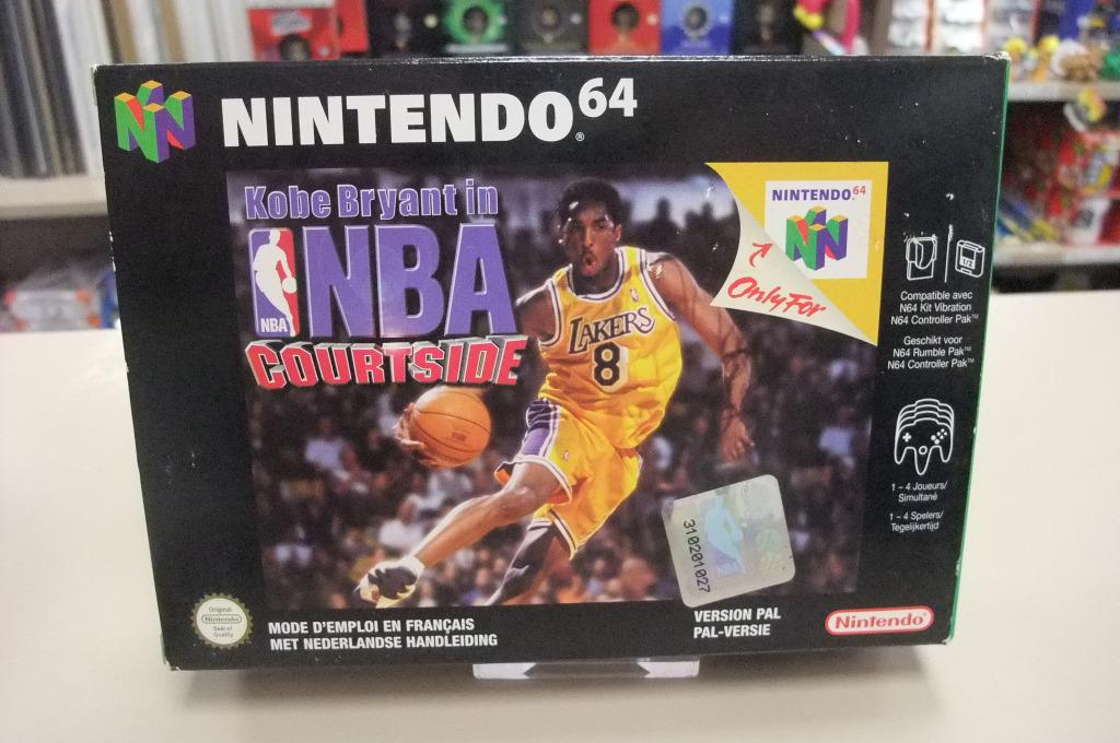 Kobe Bryant in NBA Courtside (cib) fah n64, Games en Spelcomputers, Games | Nintendo 64, Nintendo, Gebruikt, 2 spelers, Ophalen of Verzenden