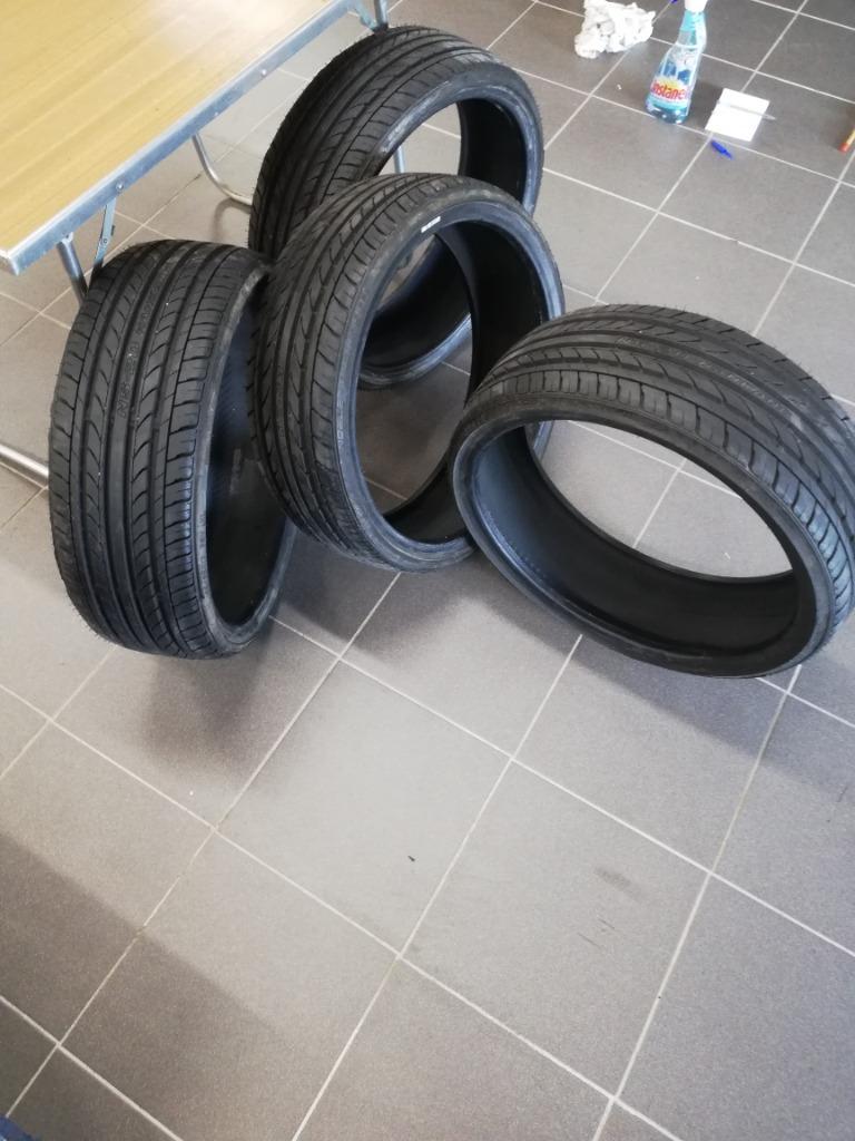4X BANDEN NANKANG NS-20 165/35-17 75 V 4x8MM, Ophalen, Gebruikt, 17 inch, Band(en)