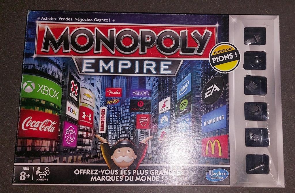Monopoly empire, Trois ou quatre joueurs, Enlèvement ou Envoi, Utilisé, Hasbro