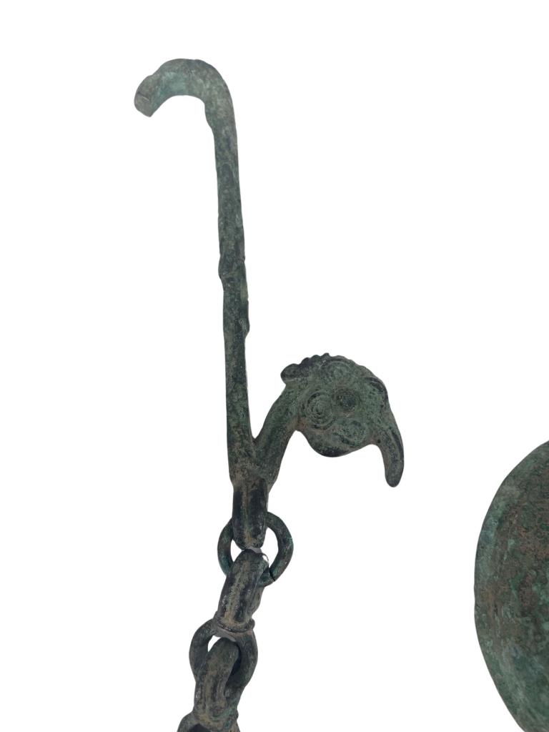 Groene bronzen ketting - Aziatische kunst (Khmer), Ophalen of Verzenden