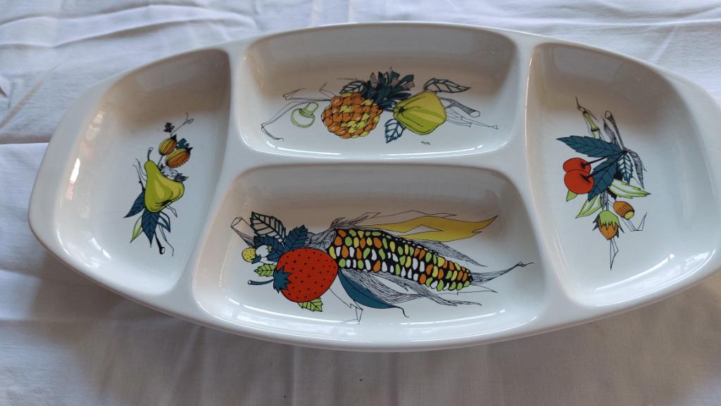 Légumier Villeroy et Boch fruits et légumes compartimenté, Antiquités & Art, Curiosités & Brocante, Enlèvement ou Envoi