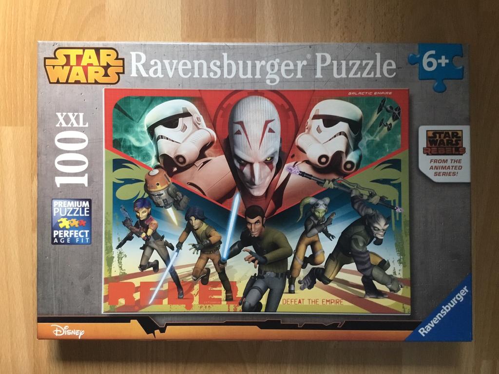 Star Wars puzzel 100 XXL, Enlèvement ou Envoi, Moins de 500 pièces, Puzzle