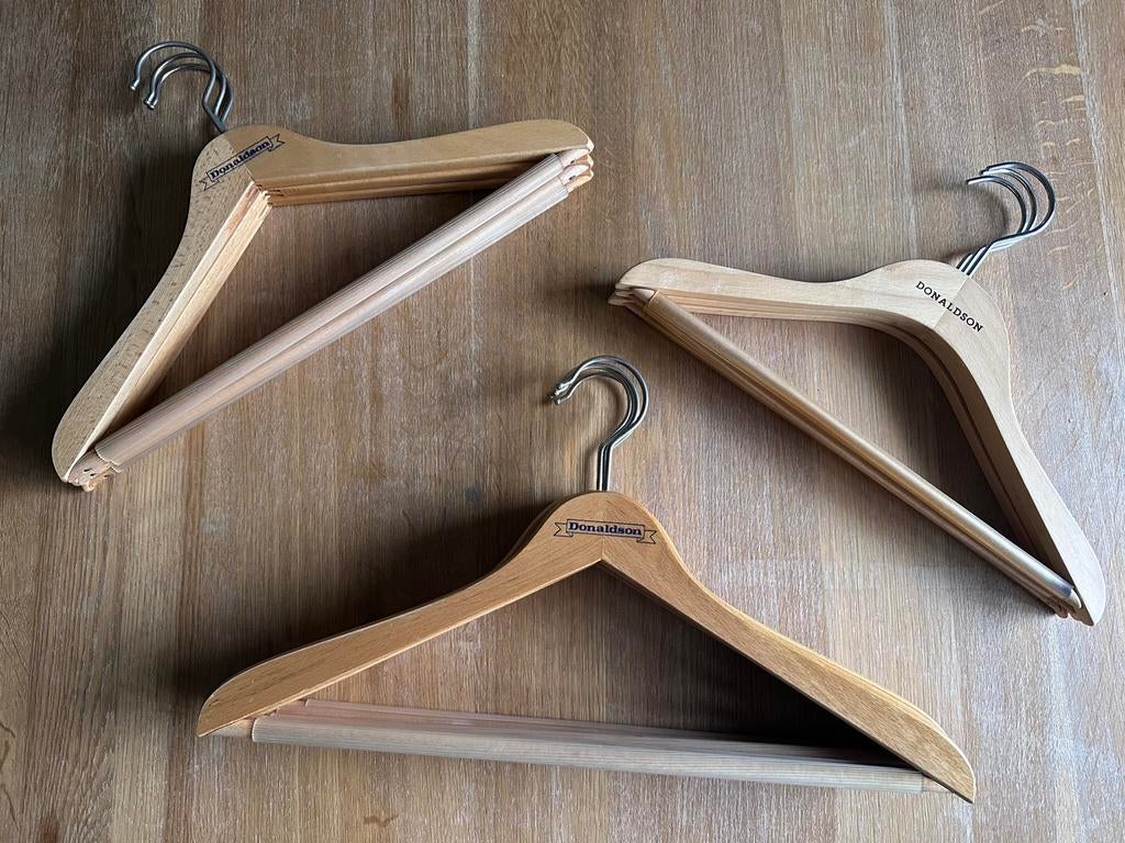 11 houten Donaldson kapstokken/sterke kwaliteit/3 afmetingen, Enlèvement ou Envoi, Comme neuf