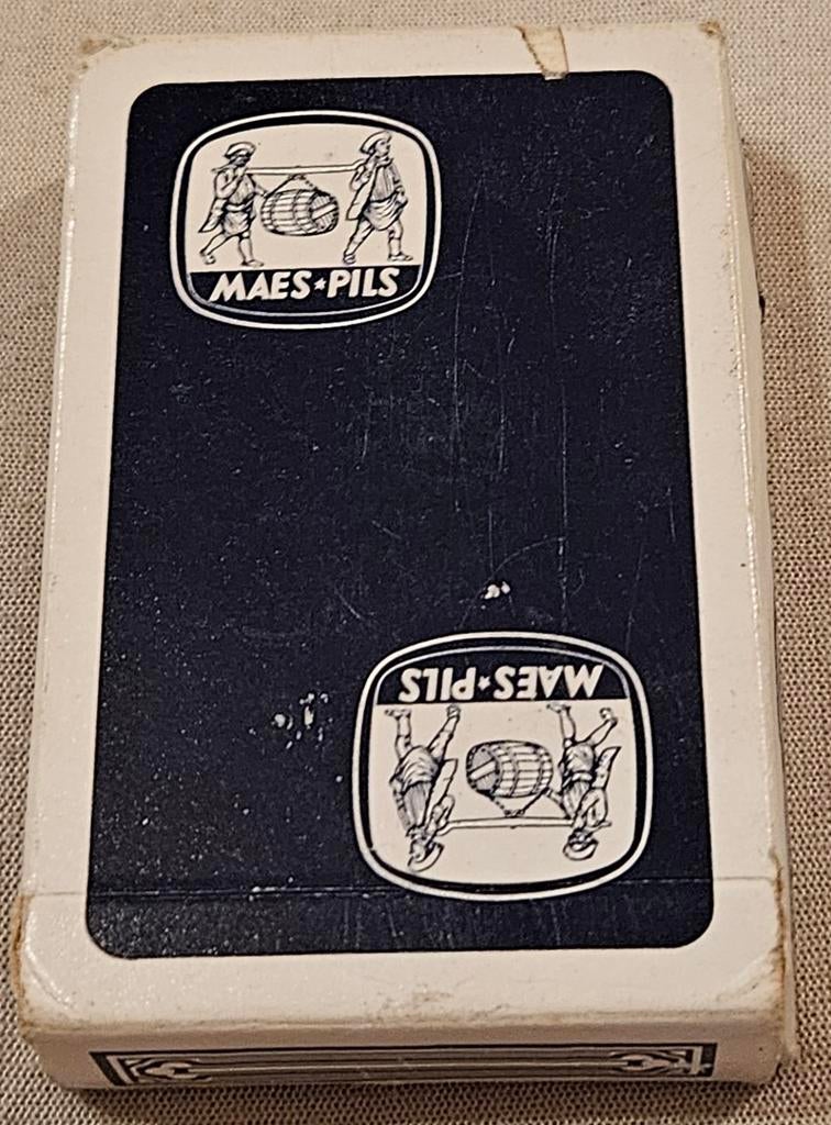 Maes Pils speelkaarten vintage
Dit zijn pak of b, Verzamelen, Ophalen of Verzenden, Zo goed als nieuw, Speelkaart(en)