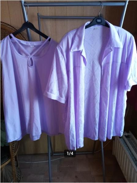 4 setjes 2-delig , topje / vest , 42-52 , 5€/setje, Enlèvement ou Envoi, Porté, Autres couleurs