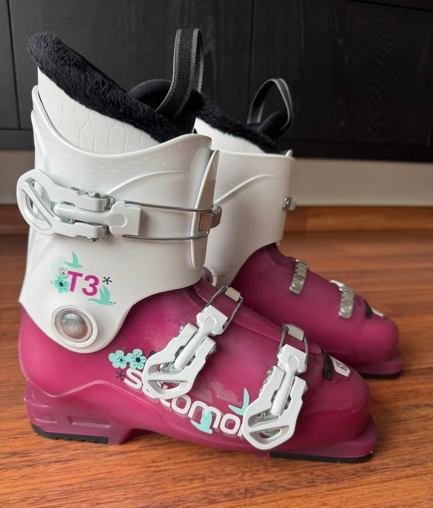 Ski botten schoenen Salomon T3 25, Sport en Fitness, Skiën en Langlaufen, Schoenen, Zo goed als nieuw, Ski, Salomon