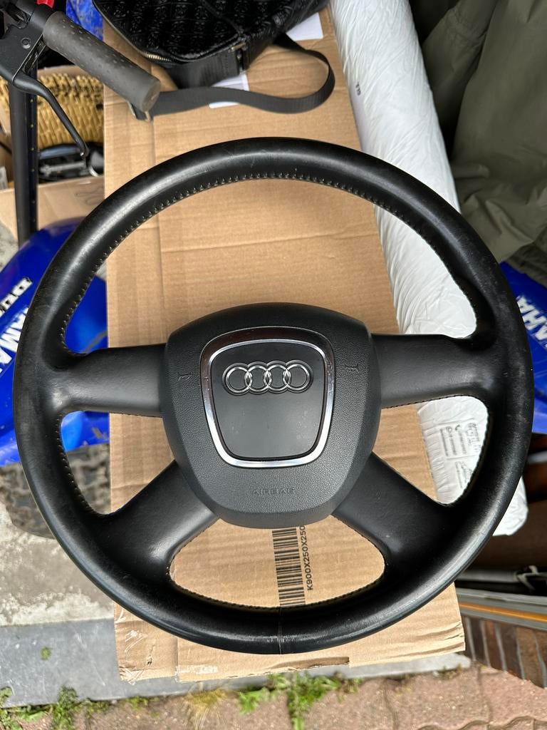 Volant cuir + air bag audi a4, Gebruikt, Audi