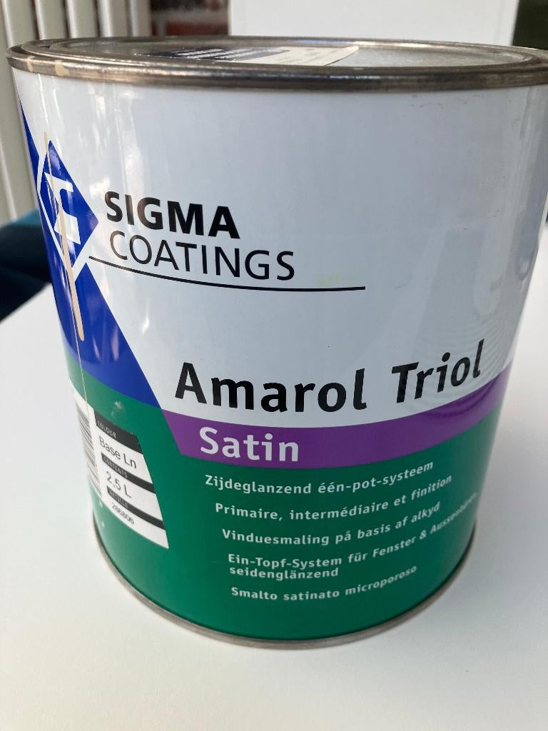Sigma verf 2,50 ltr, Moins de 5 litres, Enlèvement, Comme neuf, Peinture